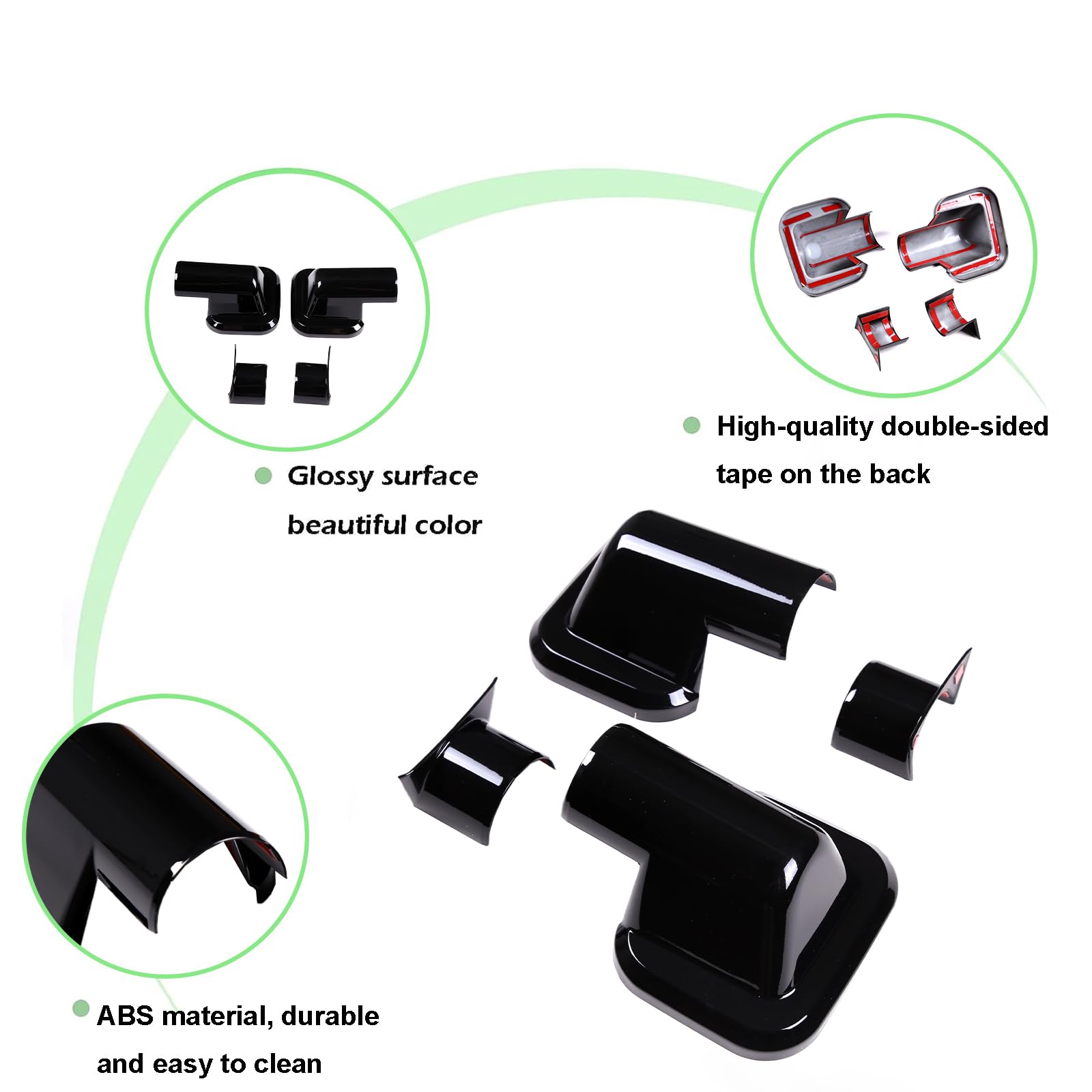 Amazon | PIUGILH ハマー H2 2003-2002 ABS フロントドア サイドバック